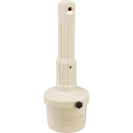 Global Industrial Beige Outdoor Ashtray, 1-1/2 Gallon 261391BG